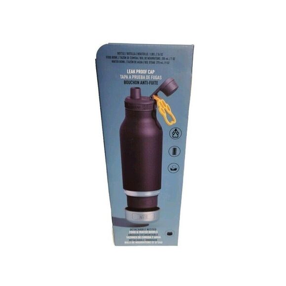 2-pack ASOBU Buddy 34oz Insulated Bottle Tumbler + Food + Water Bowl Leak Proof - Picture 6 of 13